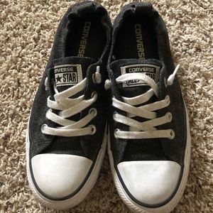 Dark grey Converse